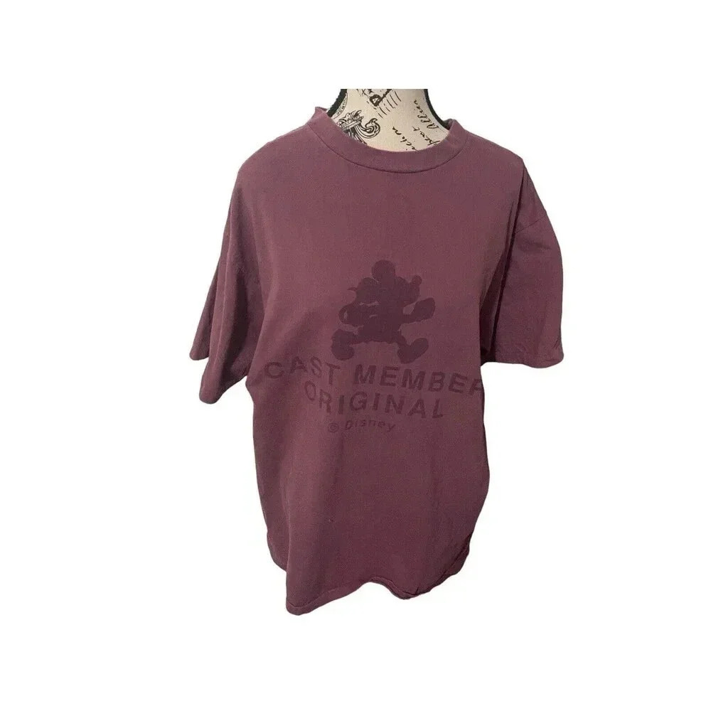 Vintage Disney Cast Member Original Brown T Shirt Size Large RARE